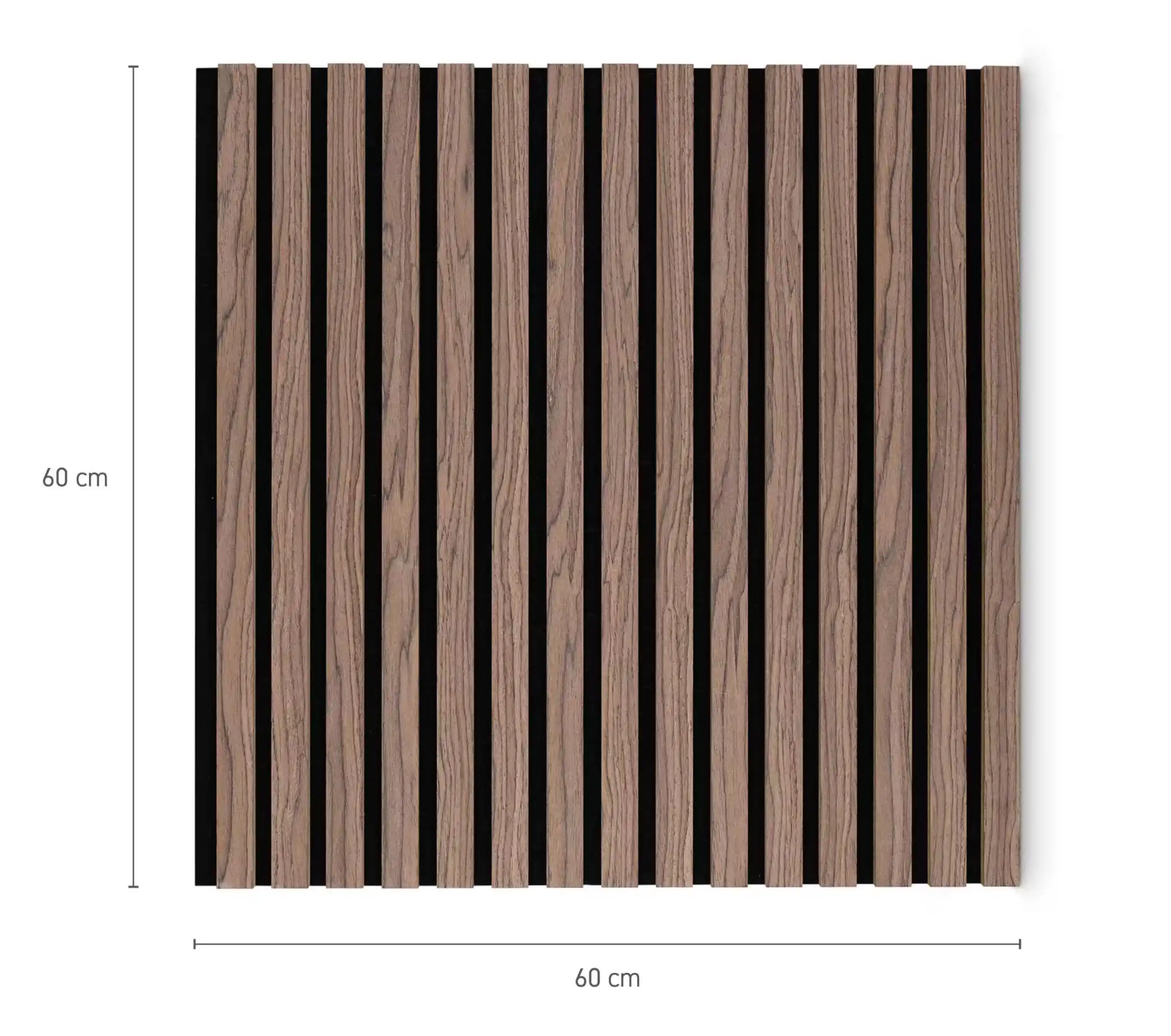 60x60cm Wooden Acoustic Wall Panels Real Wood Veneer Akupanel Panels 1