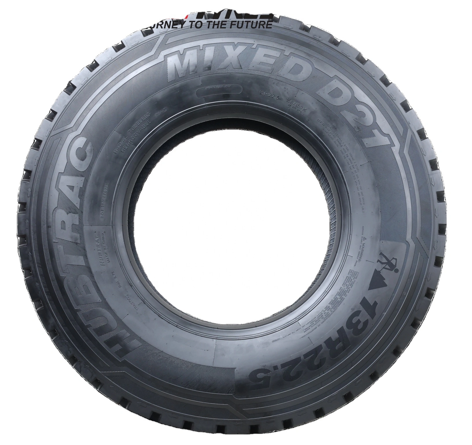 Hubtrac Serbia Radial Truck Tires 13r22.5 Size Mixed D21 Ece R117 Certified Rubber Used Tbr Europe-made Truck Model 295/80r22.5 1