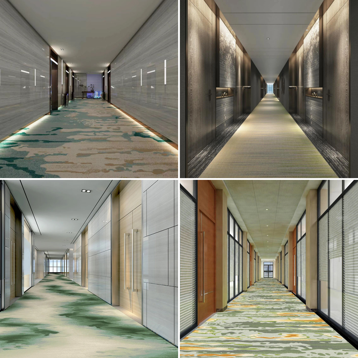 Moquette Axminster su misura per hotel e casinò, da parete a parete. 7