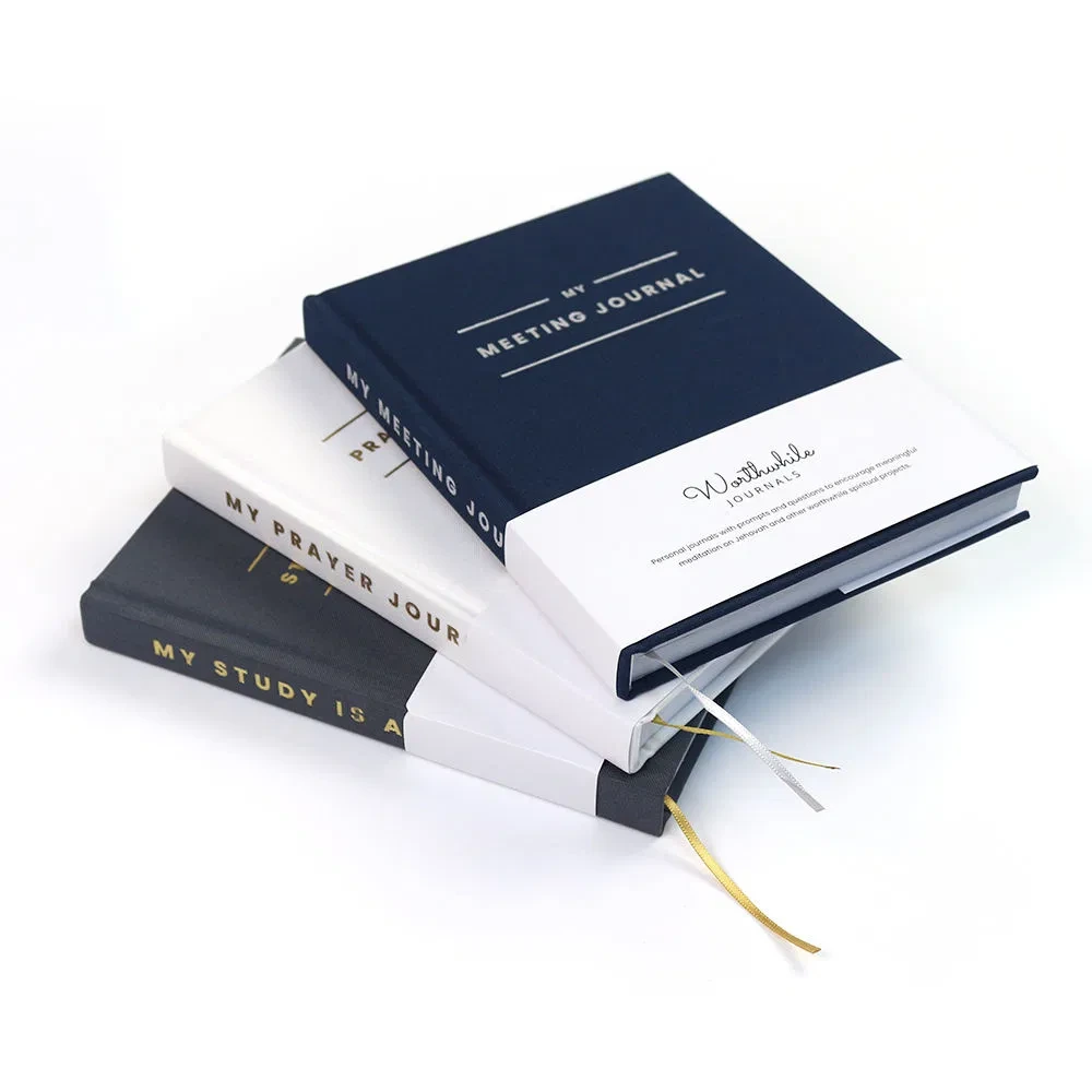 Custom Hardcover Diary Notebook Linen Cover Notebook Planners Book Printing 1