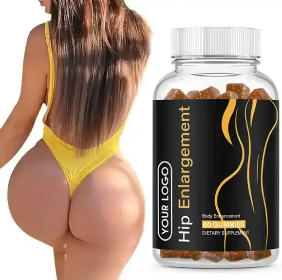 Butt Enlargement Gummies BBL for Women - Halal Sugar-Free. 1
