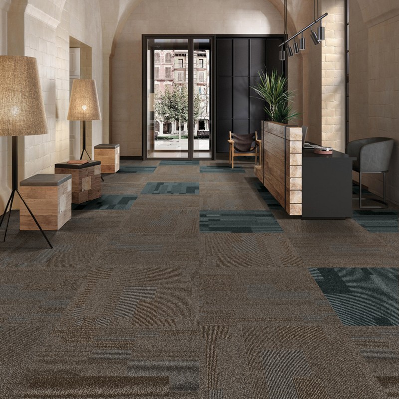 Piastrella di moquette autoadesiva in tessuto non tessuto, personalizzabile, 50x50 cm 6
