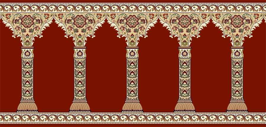 Factory Custom High-Quality Muslim Polypropylene Prayer Carpet 4