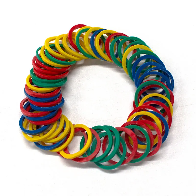 Colorful Rubber Bands Bulk, Strong Stretch for Home, Office & School – Wholesale 1