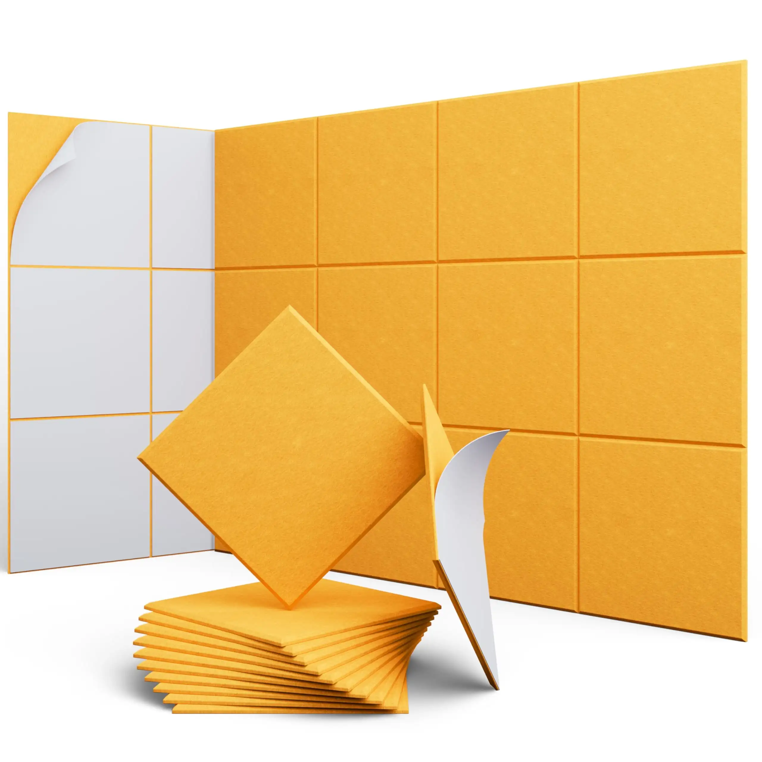 Painéil Fheilte Fuaimiúla Poileistear Ard-Dlúis (PET) le haghaidh Ionsú Fuaime &amp; Saincheapadh 1