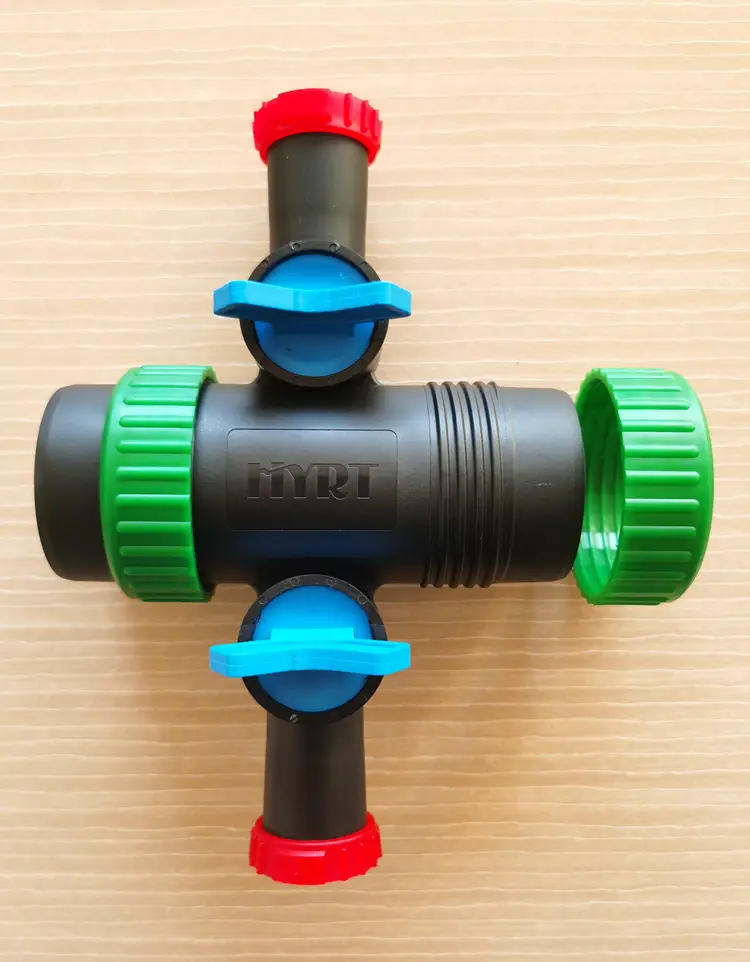 50x28mm 锁环十字阀，适用于扁平软管和雨水软管 1