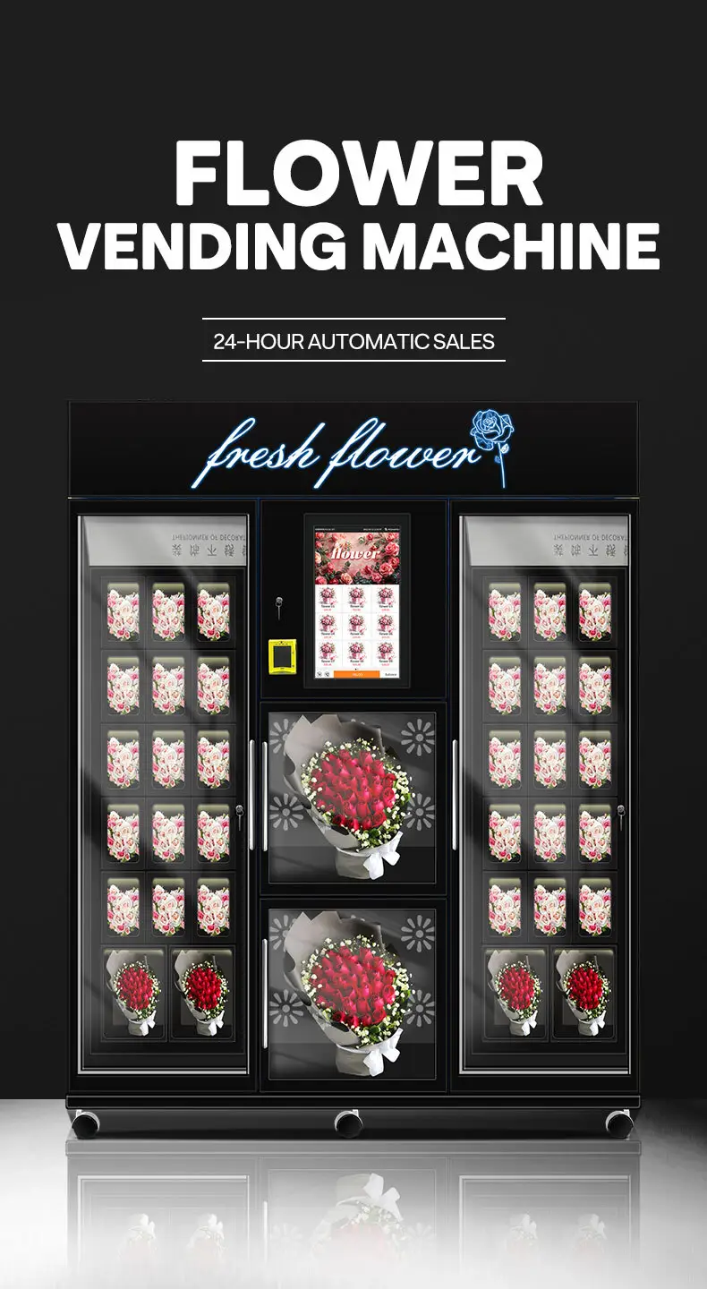Haloo Flower Bouquet Vending Machine Flower Bouquet Vending Machine Manufacturer 7