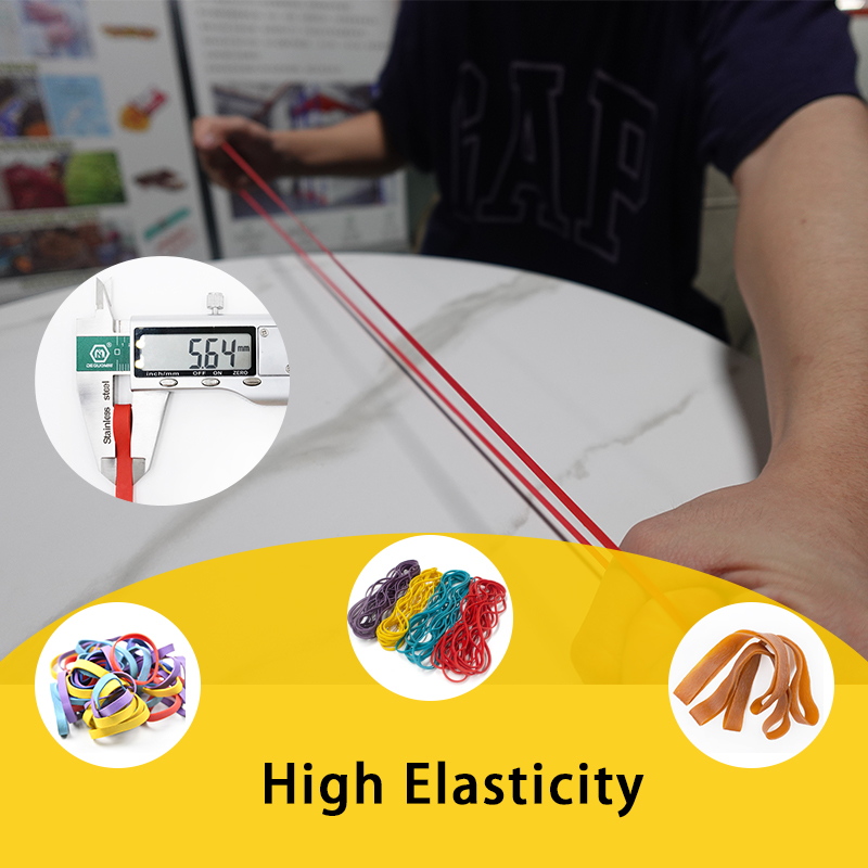 OEM Colored Rubber Bands for Custom Branding & Packaging – Bulk Wholesale 6