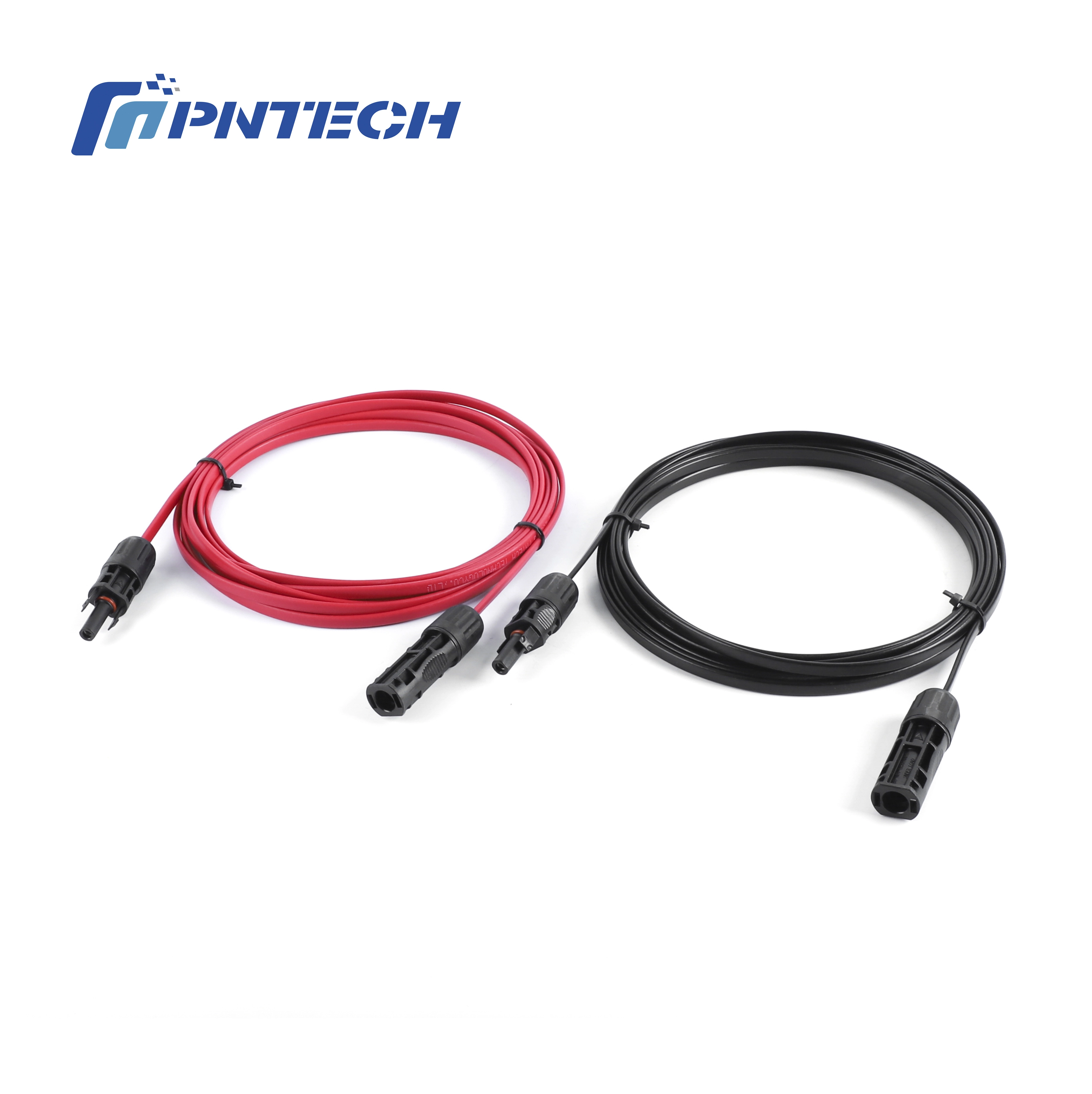 Pntech Through-window Cable Flat Extension Solar Pv Cable 1*4mm2 Tinned Copper Pvc Insulation For Photovoltaic Systems 1