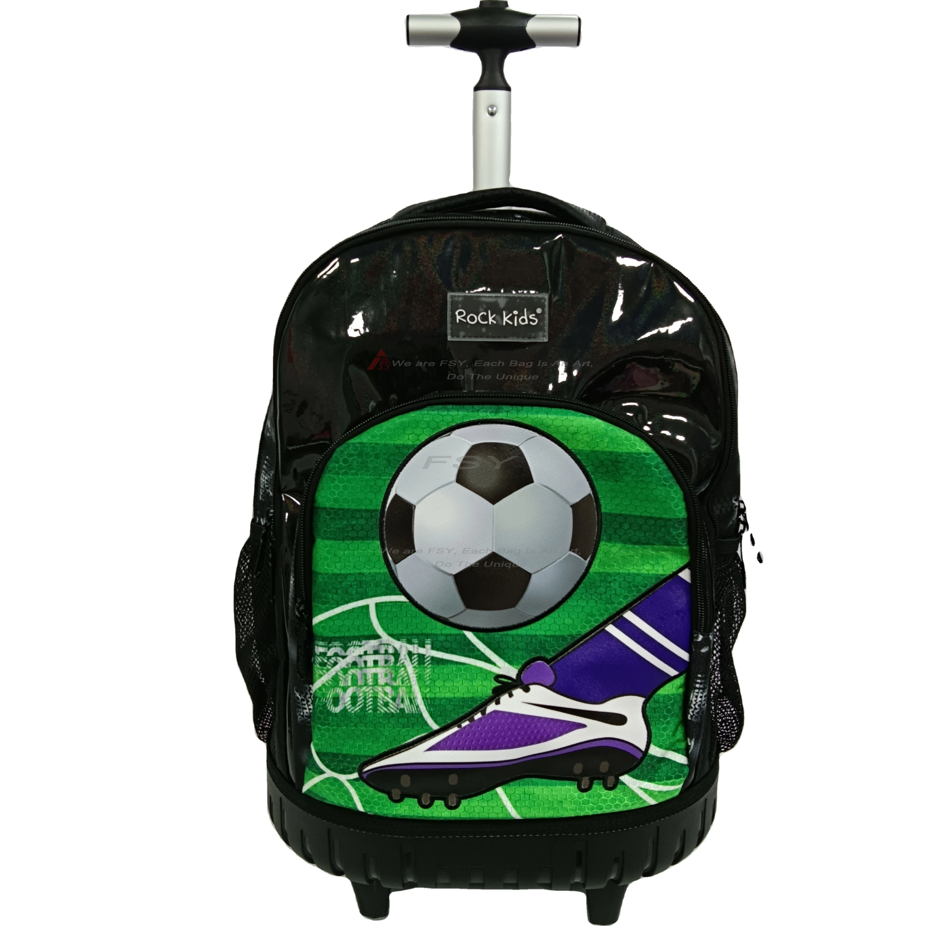 High Capacity School Trolley Bag Kids Wheeled Bookbag Children Rolling Backpack With Wheels For Girls Boys Roller Backpack 1