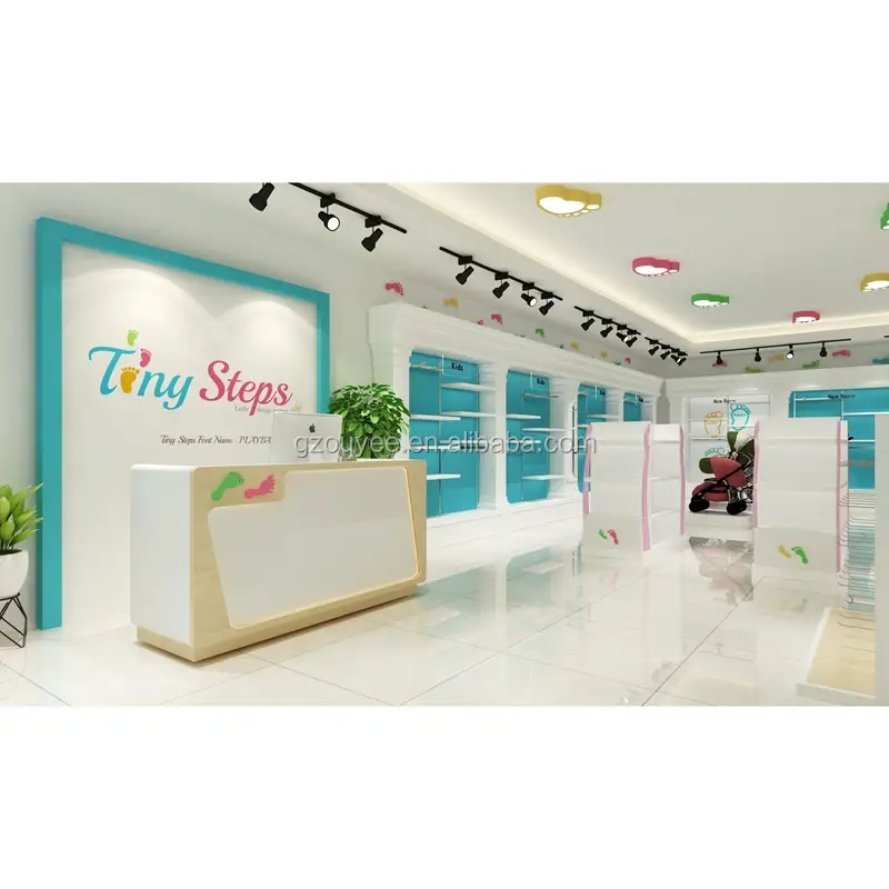 Vetrina in legno per abbigliamento per bambini, ideale per neonati e bambini. 1