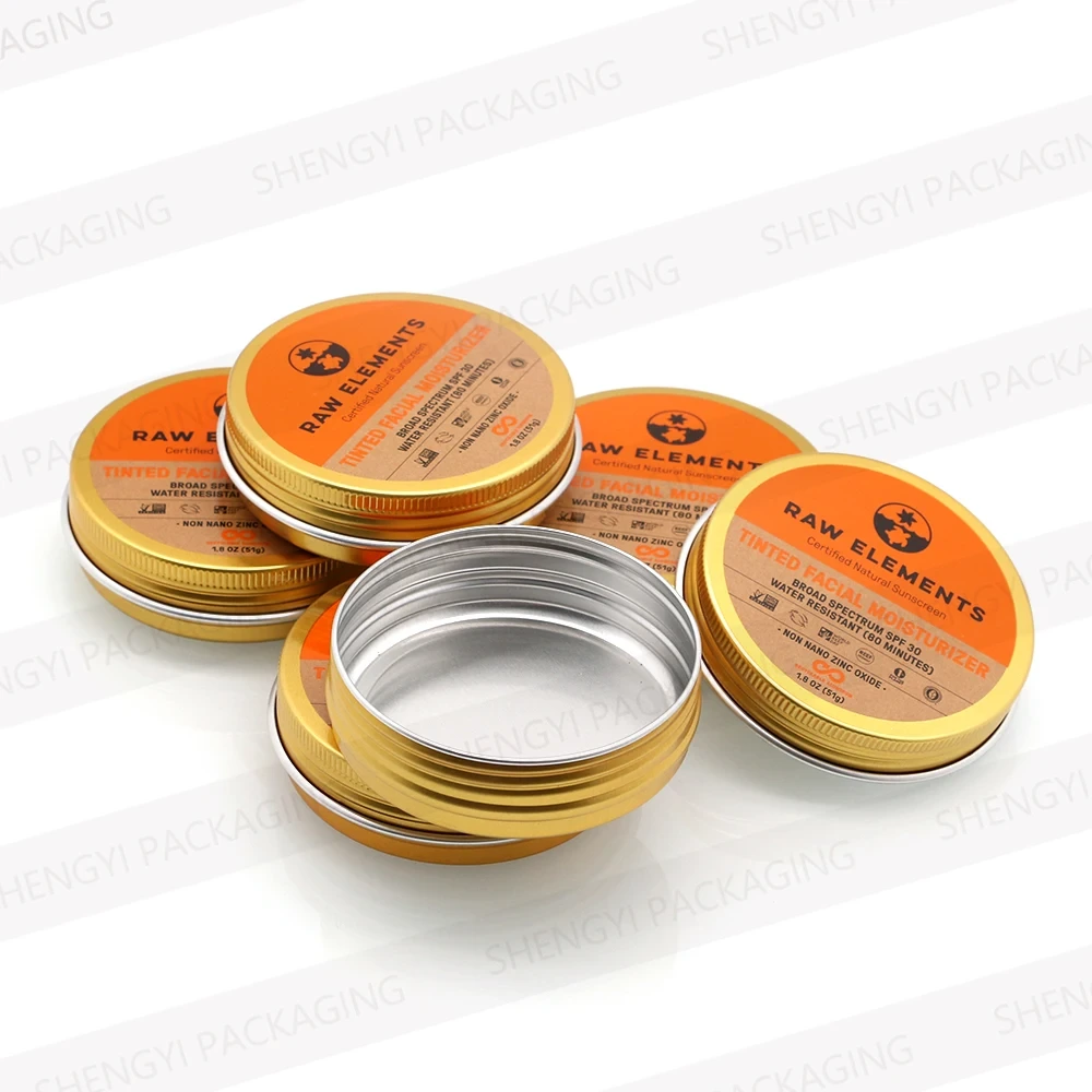 Aluminum Cosmetic Jars Containers - 5g 10g 20g 1oz 2oz 4oz 1