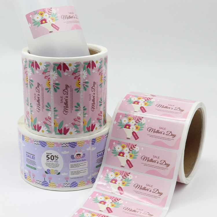 Custom Transparent Vinyl Waterproof Logo Stickers for Cosmetics 1