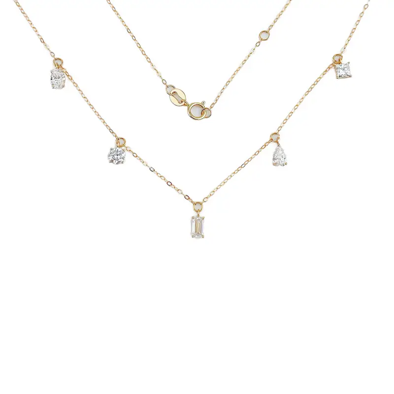 Lab Diamond Necklace Custom Lab Diamond Pendant Suppliers 2