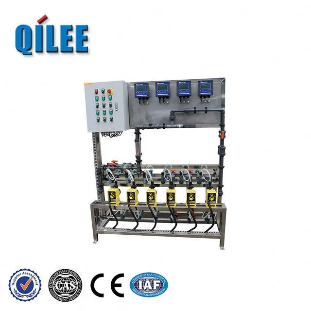 PP Autonomous Wastewater Chemical Dosing 1000L/h 3x500L 1yr 1