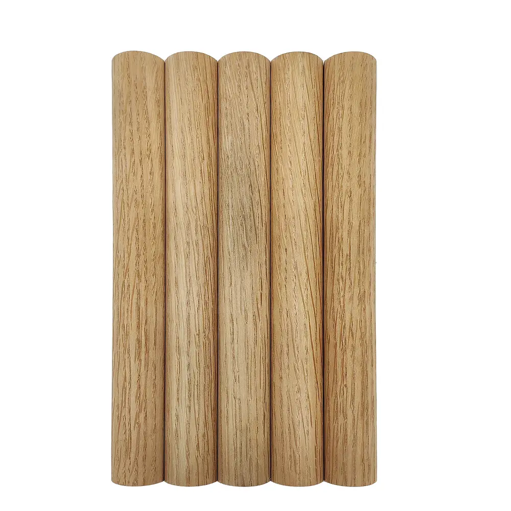 Wholesale Cylindrical Wooden Slats Acoustic Panels 3D Flexible Wall Panels 1