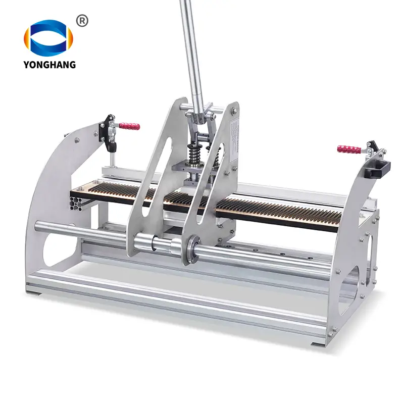Automatic Pvc Pu Conveyor Belt Finger Cutting Machin High-accuracy Joint Teeth Punching 1