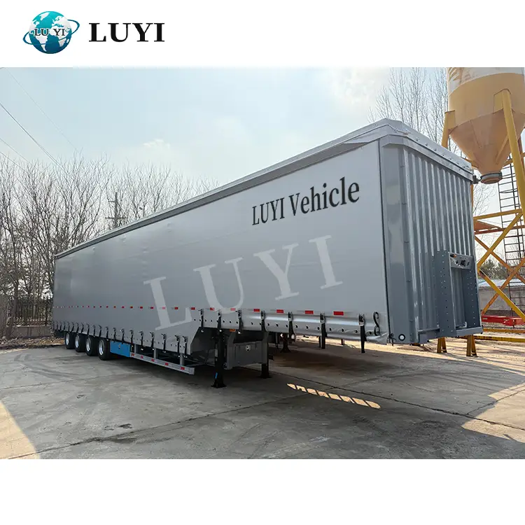 4-eje 60T a granel Cargo General Freight Semreiler | Luyi 1