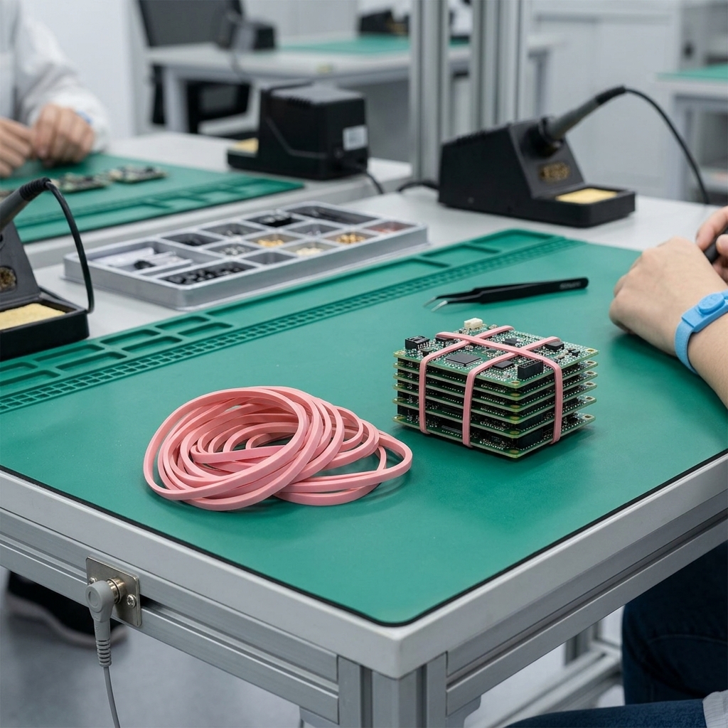 Anti-Static Natural Rubber Bands for Electronics Assembly – Bulk Wholesale 1