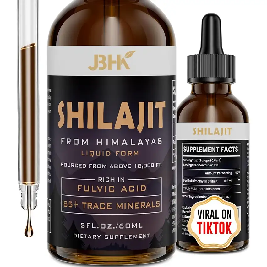 OEM/ODM Herbal Pure Liquid Shilajit Drops 30mlx10 1