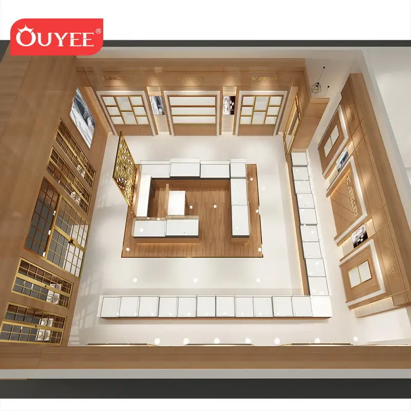 Vitrine für Schmuckgeschäfte, gehärtetes Glas, Verkaufsvitrine 1