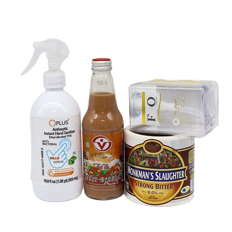 Custom Glossy PP Waterproof Adhesive Labels for Cosmetics 1