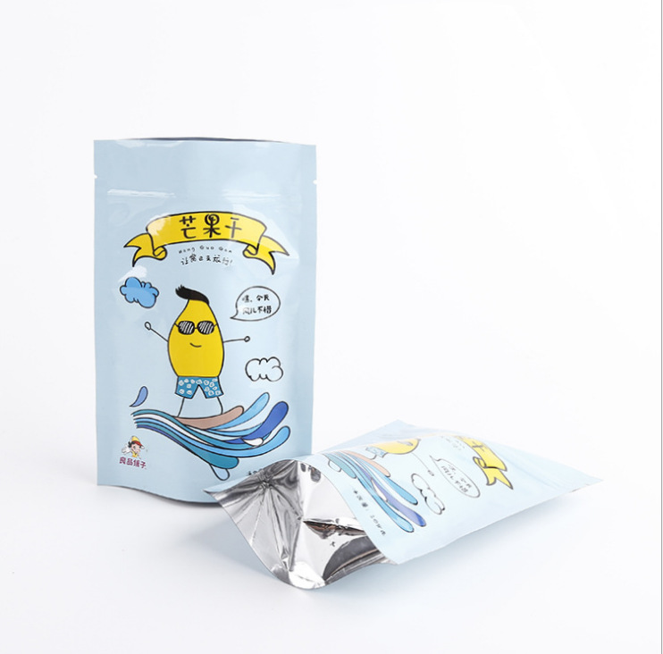 Custom Printed Mylar Zip Lock Reusable Stand-up Plastic Pouch For Food Packaging For Candy For Cookies Snacks 6