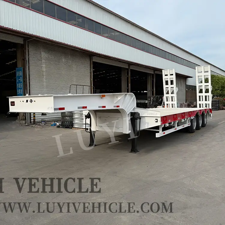 3 essieux remorque de camion à basse à basse-basse | Luyi 1