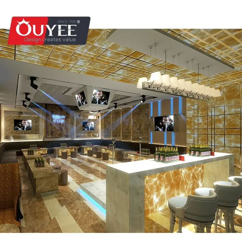 Aménagement intérieur de salles de karaoké - Vente en gros de comptoirs, canapés et meubles 1