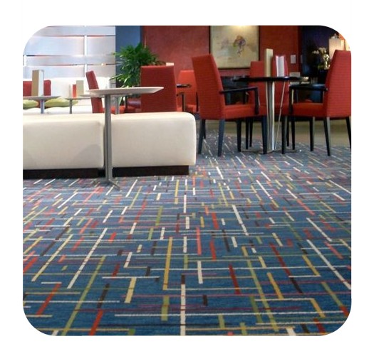 Axminster Wool Nylon Blend Wall-to-Wall Hotel Carpet 3