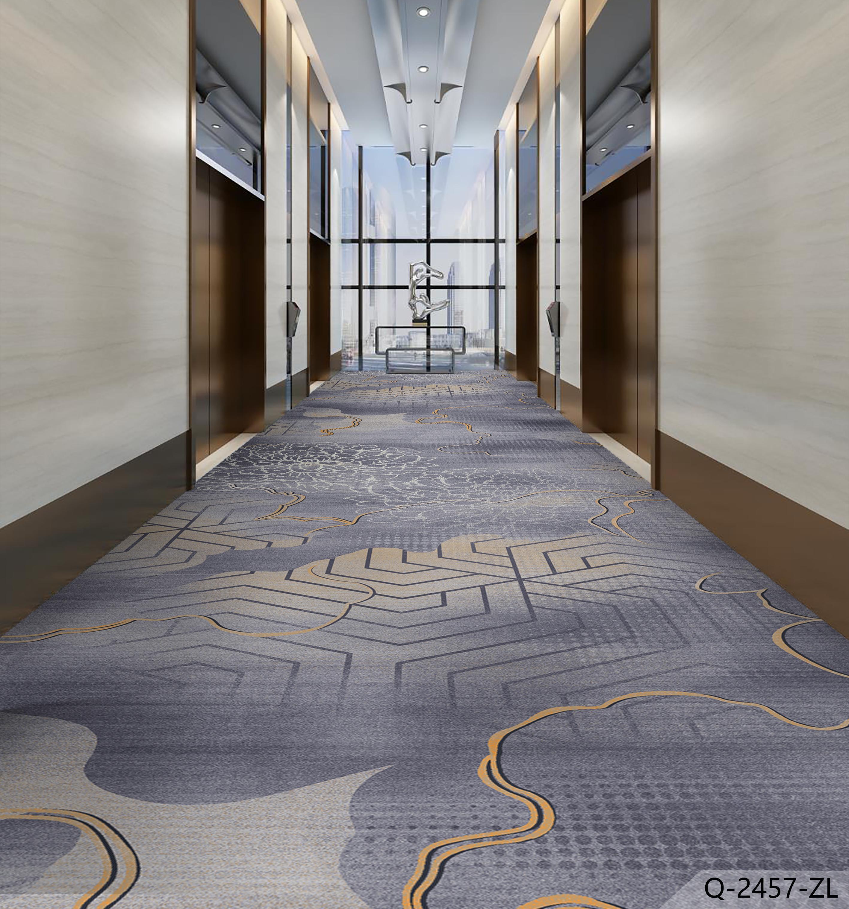 Tapis d'hôtel en Chine - Moquette mur à mur et moquette de couloir 1
