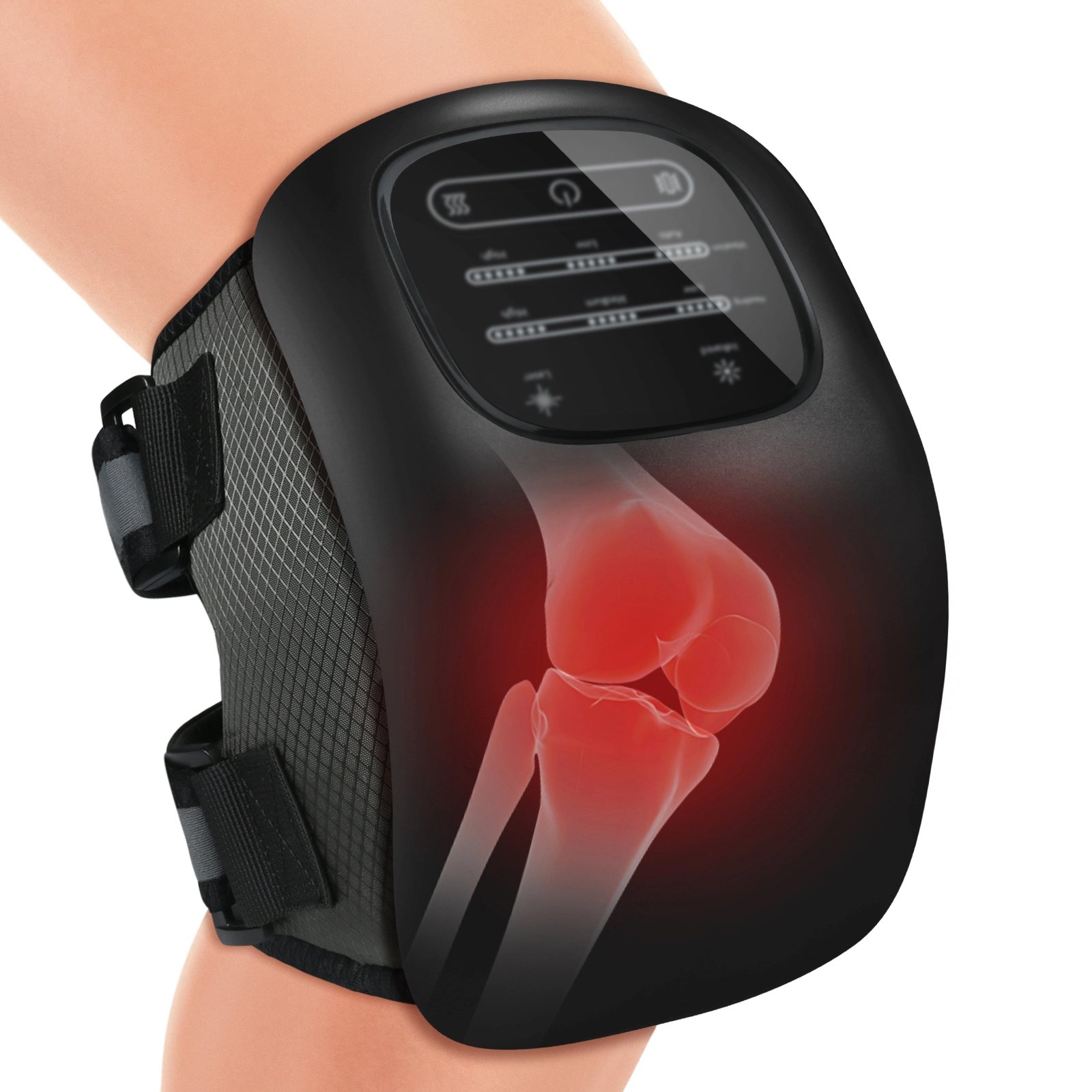 USB Rechargeable Knee Massager with Heat Therapy for Pain Relief 1