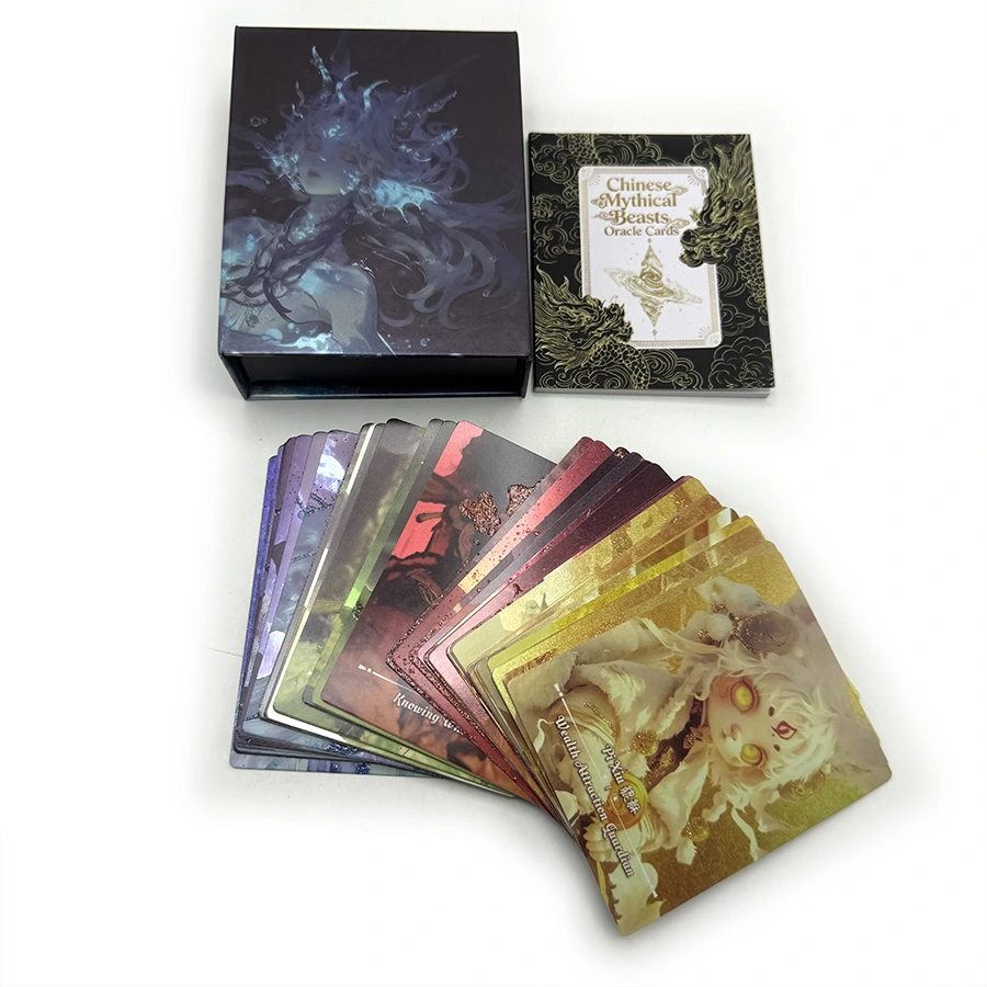 Custom Printing Luxury Paper Collect Cards Cardboard Gold Foil Game Card 1