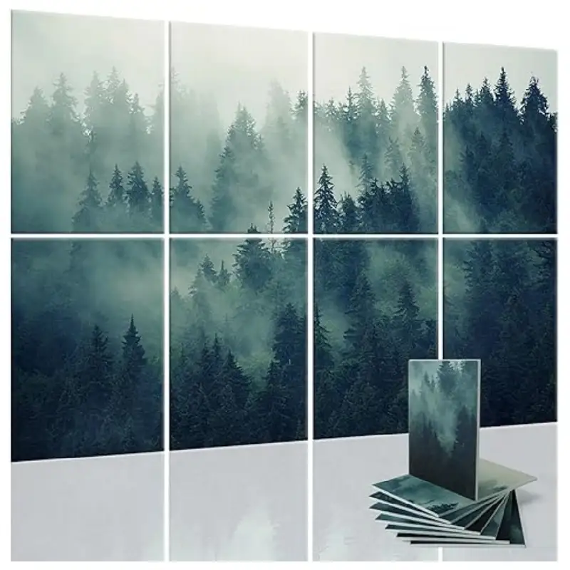 Panneaux muraux acoustiques décoratifs autocollants insonorisants 1