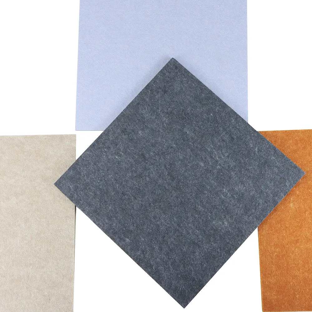 Paneles acústicos para techo, insonorización, tablero de fieltro PET con paneles interiores 1