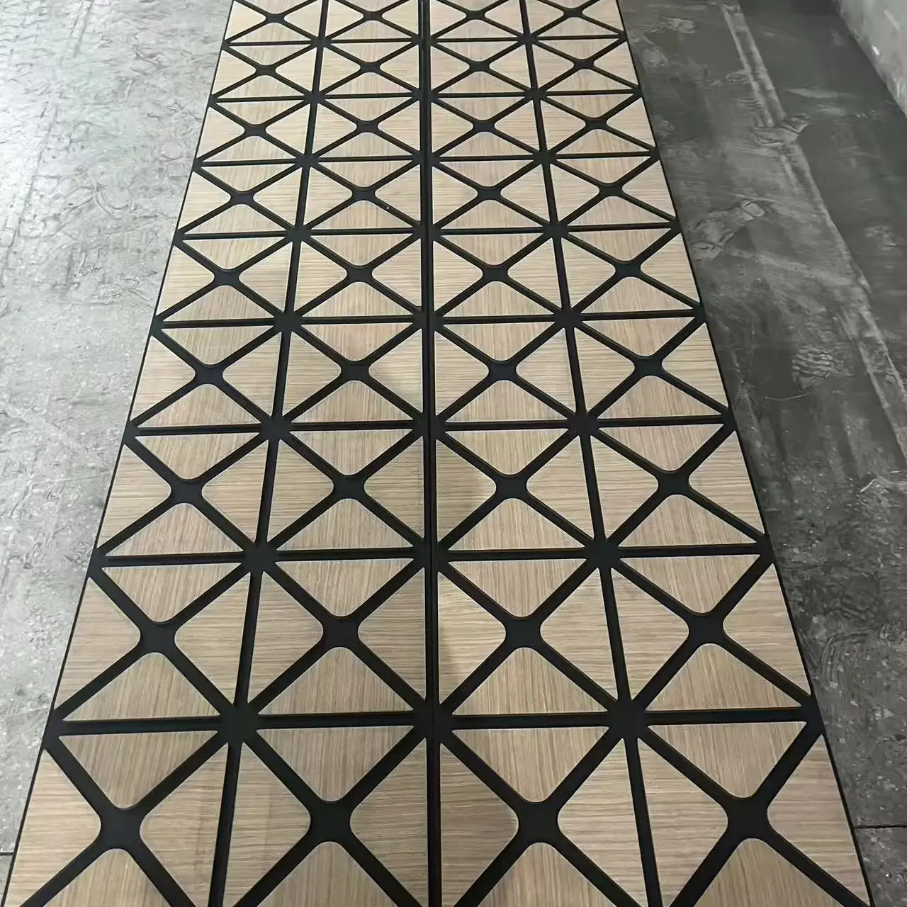 Custom Wood Slat Wall Panels Soundproof MDF Acoustic Slat Boards 1