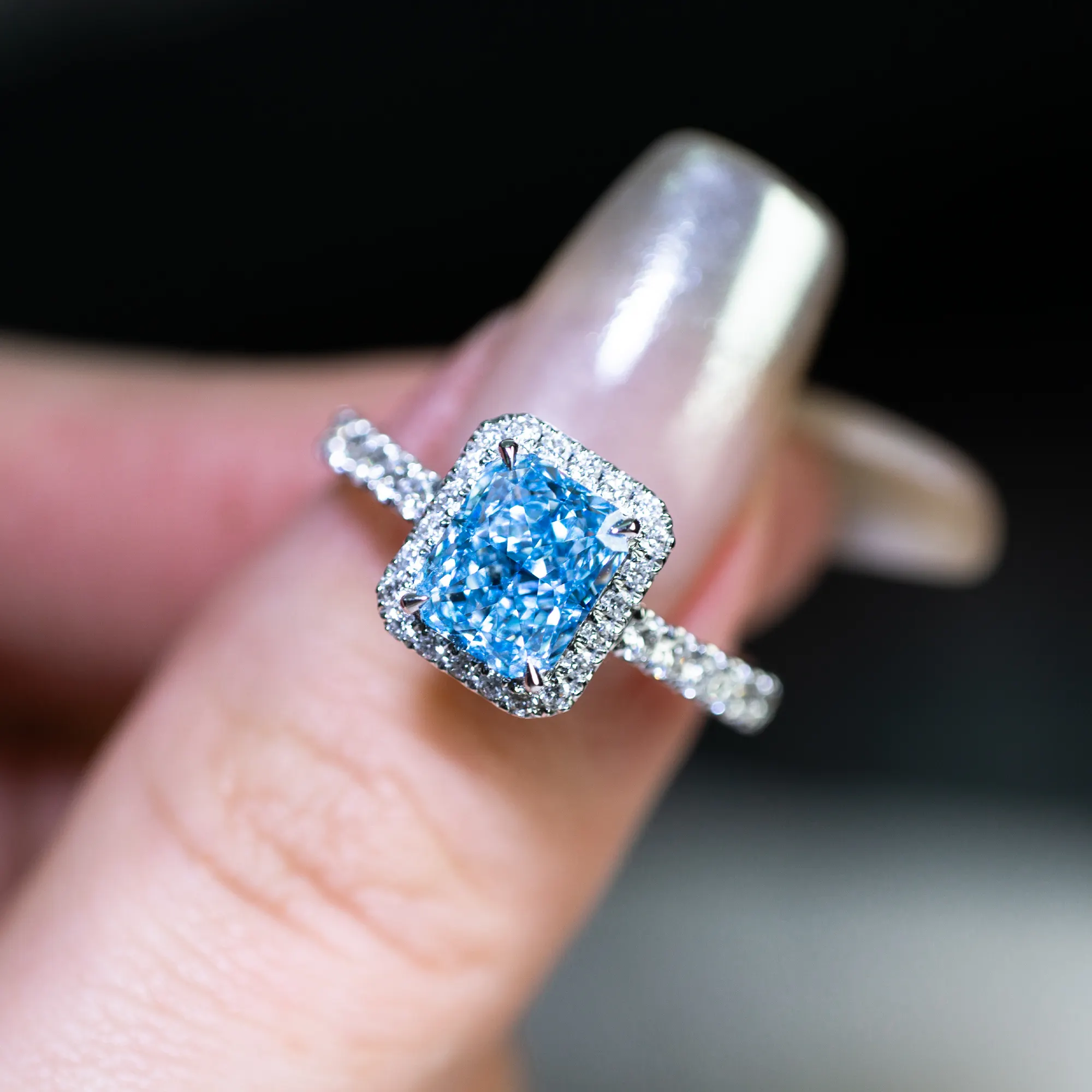 Lab Grown 3 Carat Diamond Ring by DKL Jewelry 5