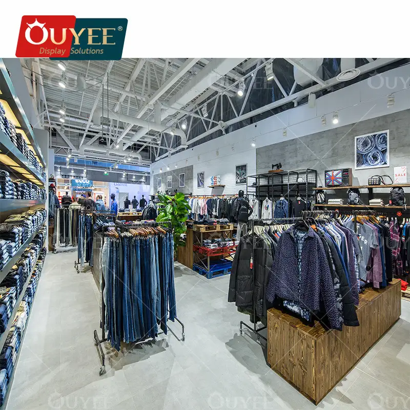 Ladeneinrichtung und Ladenausstattung für Fabrikbekleidungsgeschäfte – Klein 1