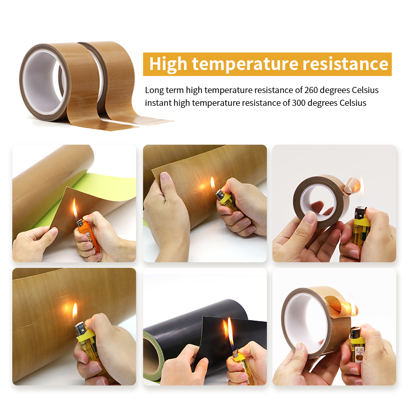 Hochtemperatur-Tuch, Wärmedämmung, flammhemmend, verschleißfest, Te Flon-Folie, PTFE-Klebeband 4