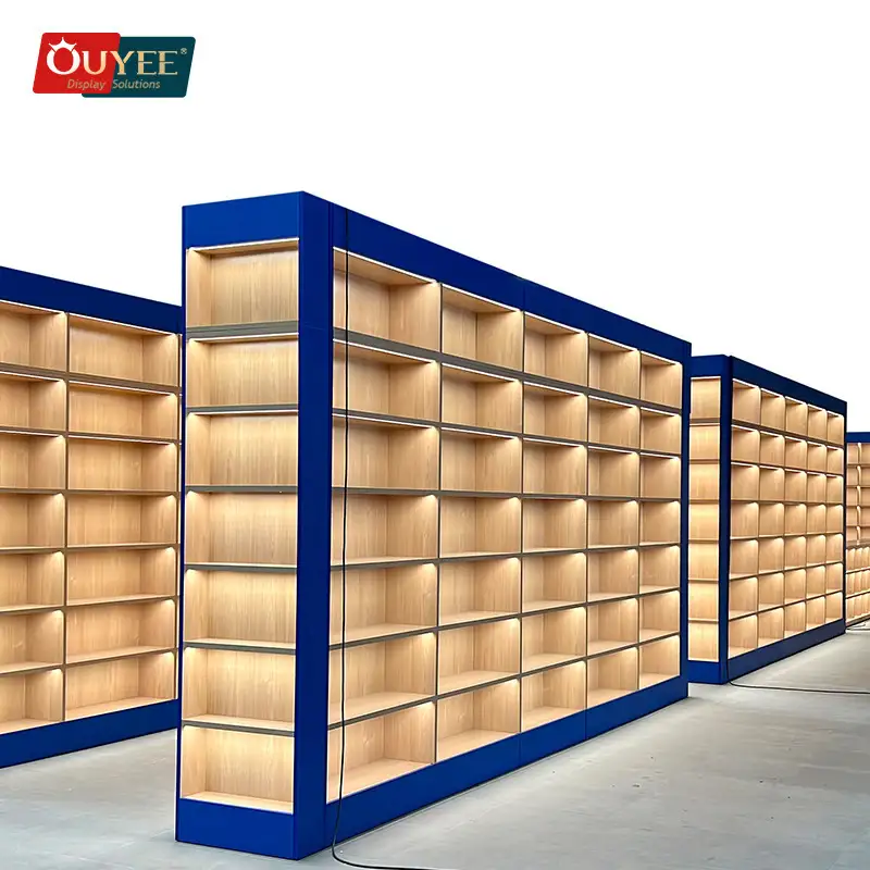 Mobiliário para Livraria Factory: Prateleiras de Madeira para Loja e Biblioteca, Suporte para Livros 1