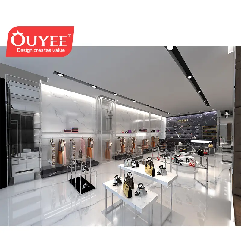 Espositore per scarpe su misura in legno per negozi di calzature. 1