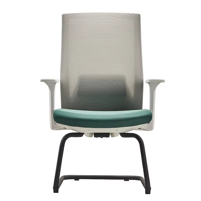 เก้าอี้สำนักงานดีไซน์ใหม่ปี 2026 สไตล์โมเดิร์น สำหรับผู้บริหาร หัวหน้างาน ผู้มาเยือน เก้าอี้ตาข่ายระบายอากาศ ออกแบบตามหลักสรีรศาสตร์ สำหรับพนักงาน ผู้จัดการ แขก หรือแขกในสำนักงาน 1