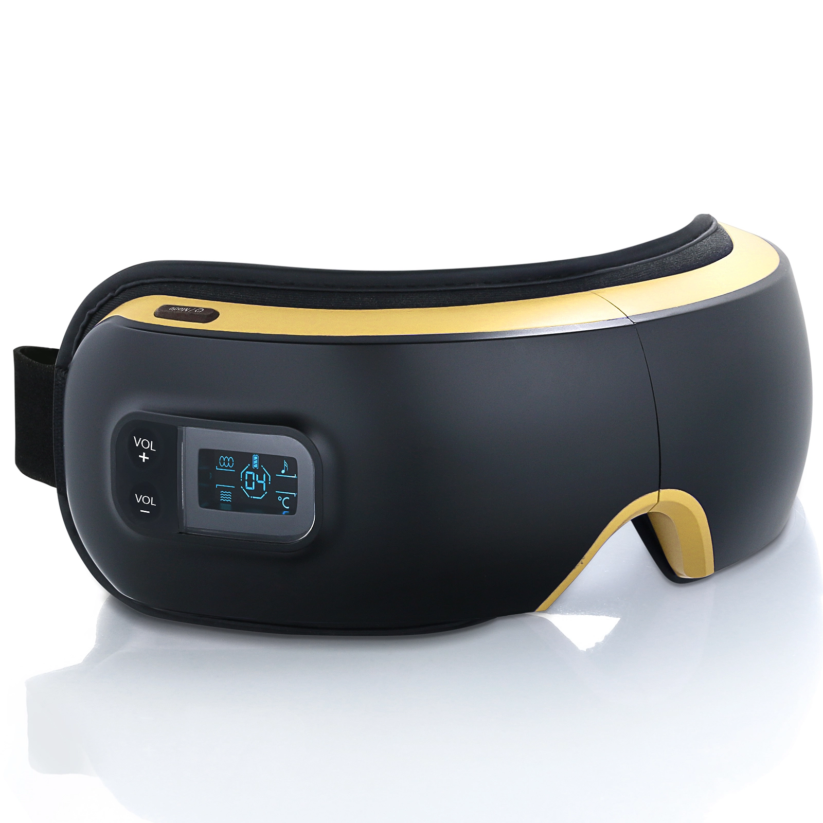 Black Rechargeable Intelligent Eye Massager Device for Relief 1