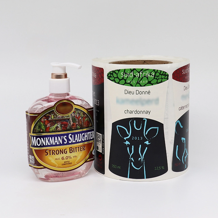 Custom White Waterproof Self-Adhesive Paper Cosmetic Labels 1