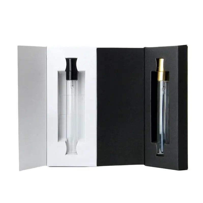 Refillable Glass Spray Perfume Bottles 3ml 5ml 10ml with Paper Box Package 1