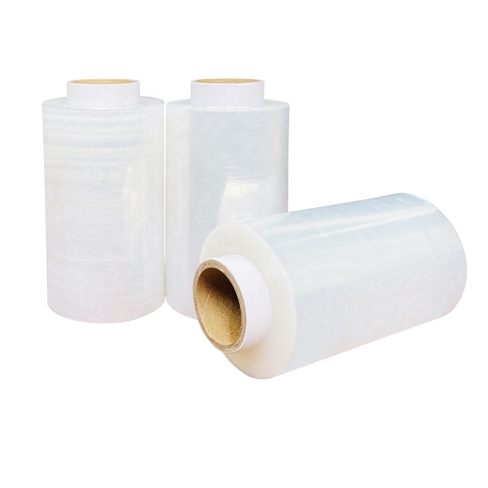 Individuell anpassbare Mini-Stretchfolienrolle aus LLDPE mit Griff für handliche Verpackungen 7