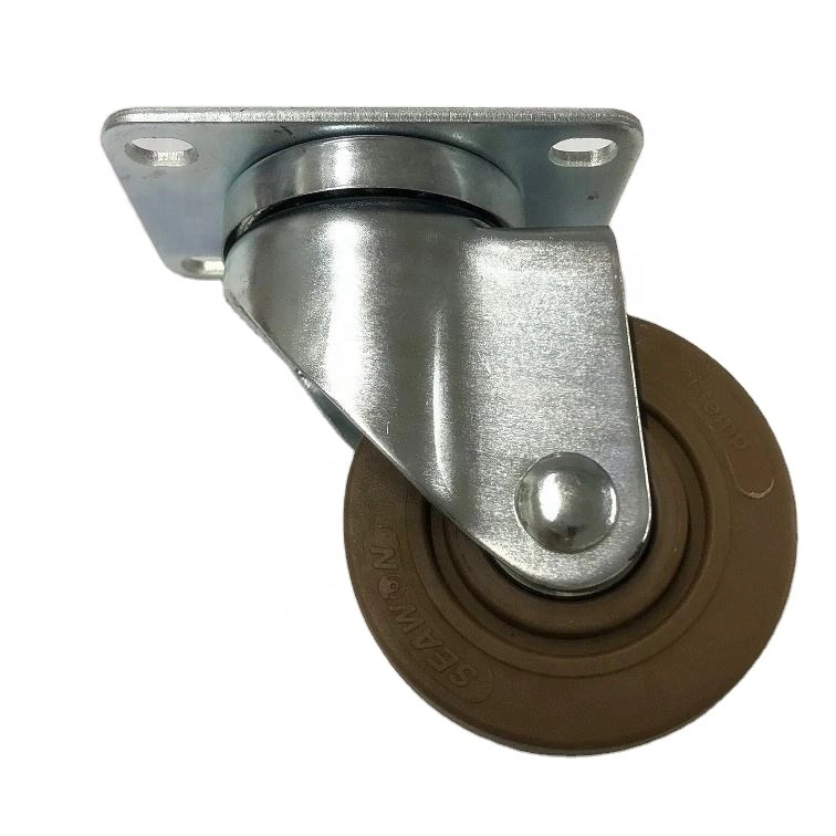 100mm 4 Inch Medium Duty Casters High Temperature Heat-resistant Double Ball Bearing Nylon Pa Caster Wheel 1