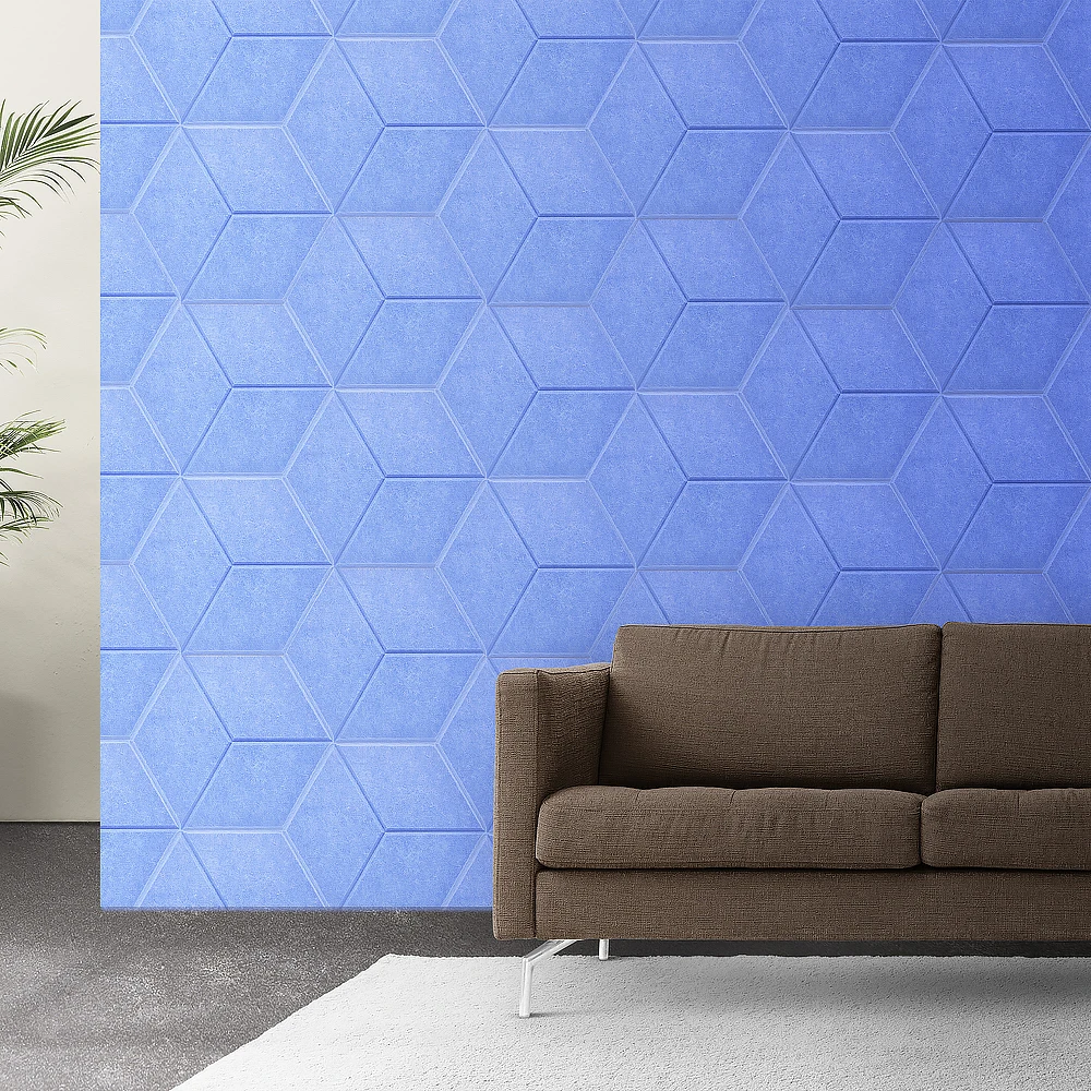 Polyeter Panel 100% Polyester Pet Fiber Acoustic Panels Hexagon Pet Acoustic Panel ...