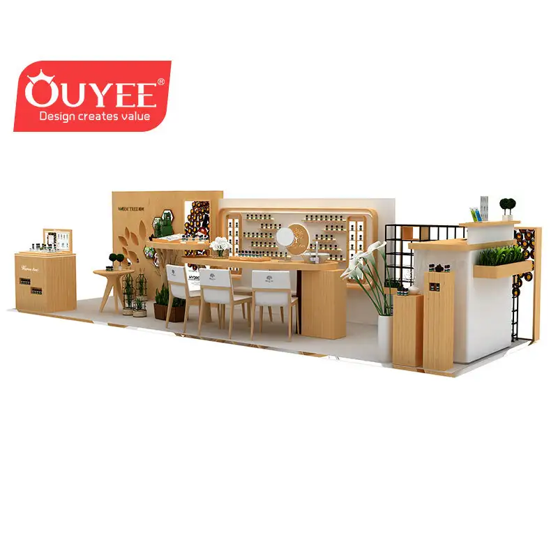 Multifunktionaler Nagellackkiosk mit Manikürtisch und Kosmetikablage 1