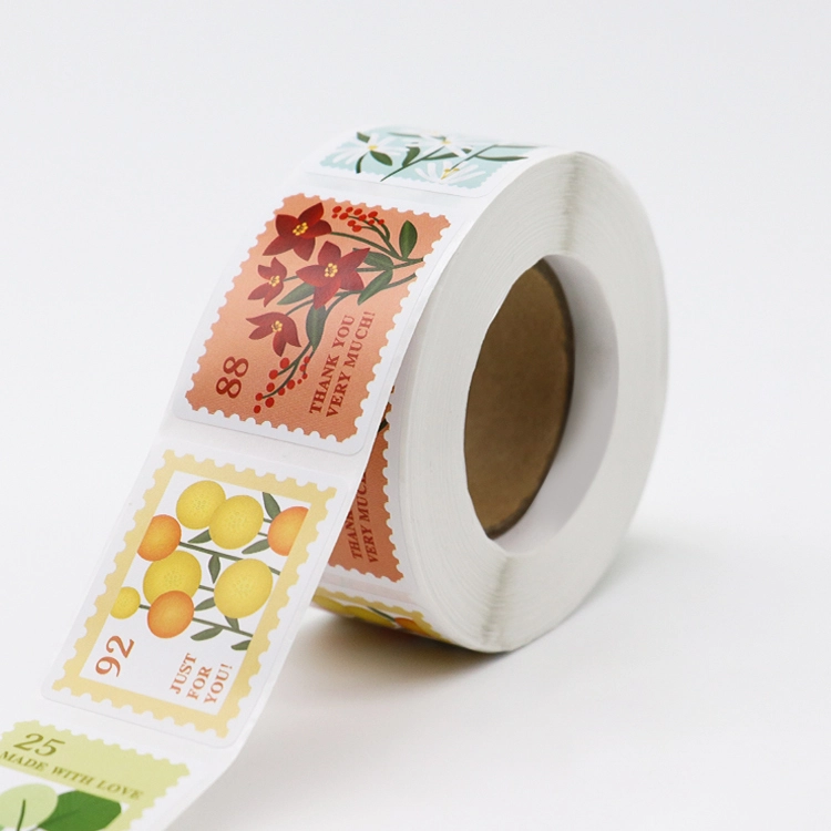 Wholesale Floral Cardstock Stickers - Waterproof 1